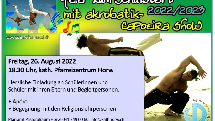 2022 Horw Schuleroeffnung Feier Flyer (Foto: Sandra Boog-Vogel)